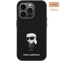 KARL LAGERFELD IPHONE 15 PRO IKONIK METAL PIN KLHCP15LSMHKNPK BLACK