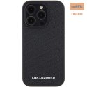 KARL LAGERFELD IPHONE 15 PRO QUILTED K PATTERN KLHCP15LPQKPMK BLACK