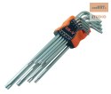 KLUCZE TORX Chrom-Vanadium zestaw 9szt.