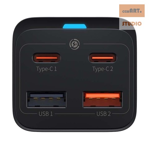 ŁAD SIEC BASEUS GaN3 PRO 2xUSB-C+2xUSB 65W BLACK ŁAD SIEC BASEUS GaN3 PRO 2xUSB-C+2xUSB 65W BLACK