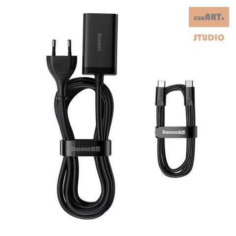 ŁAD SIEC BASEUS GaN3 PRO 2xUSB-C+2xUSB 65W BLACK ŁAD SIEC BASEUS GaN3 PRO 2xUSB-C+2xUSB 65W BLACK