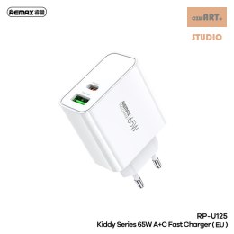 ŁAD SIEC KIDDY SERIES 65W RP-U125 USB/USB-C WHITE