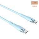 NILLKIN DATA CABLE FLOWSPEED SILICON TYPE C-TYPE C PD 60W, BLUE / NIEBIESKI