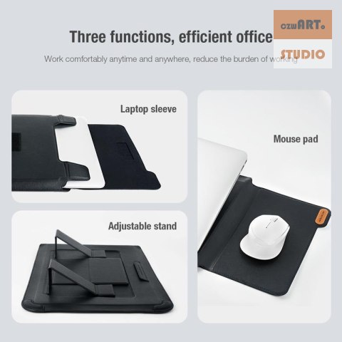 NILLKIN ETUI NA LAPTOP 3W1 14 CALI pionowe, GRAY / SZARY NILLKIN ETUI NA LAPTOP 3W1 14 CALI pionowe, GRAY / SZARY