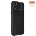 Nillkin Qin Pro Leather Case Iphone 15 Plus (6.7), BLACK / CZARNY