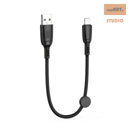 XO KABEL NB247 USB-LIGHTNING 0,25m 6A CZARNY