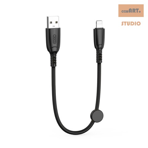 XO KABEL NB247 USB-LIGHTNING 0,25m 6A CZARNY