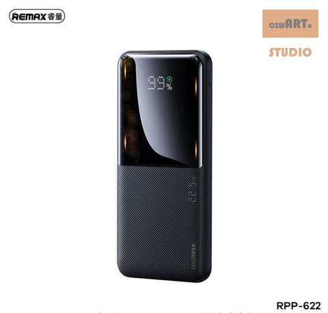 POWERBANK REMAX CYNILE SERIES 10000mAh RPP-622 PD 20W+QC 22,5W BLACK