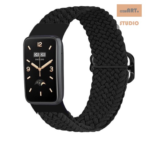 Pasek Pleciony Mi Band 7 Pro / M7 Pro (2), BLACK / CZARNY Pasek Pleciony Mi Band 7 Pro / M7 Pro (2), BLACK / CZARNY