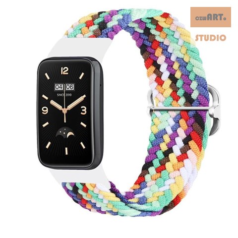 Pasek Pleciony Mi Band 7 Pro / M7 Pro (6), RAINBOW / TĘCZOWY Pasek Pleciony Mi Band 7 Pro / M7 Pro (6), RAINBOW / TĘCZOWY