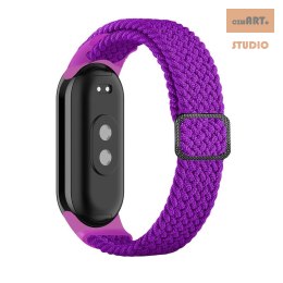 Pasek Pleciony Mi Band 8 / M8 (3), PURPLE / FIOLETOWY