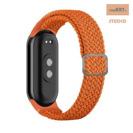 Pasek Pleciony Mi Band 8 / M8 (6), ORANGE / POMARAŃCZOWY