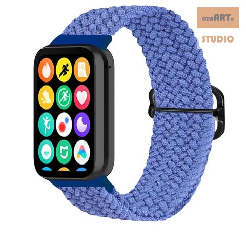 Pasek Pleciony Mi Band 8 Pro / M8 Pro (3), BLUE / NIEBIESKI Pasek Pleciony Mi Band 8 Pro / M8 Pro (3), BLUE / NIEBIESKI