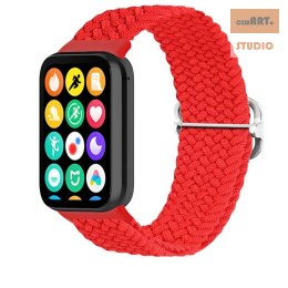 Pasek Pleciony Mi Band 8 Pro / M8 Pro (4), RED / CZERWONY