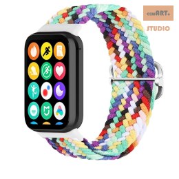 Pasek Pleciony Mi Band 8 Pro / M8 Pro (7), RAINBOW / TĘCZOWY