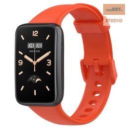 Pasek Silikonowy Mi Band 7 Pro / M7 Pro (12), ORANGE / POMARAŃCZOWY