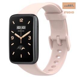 Pasek Silikonowy Mi Band 7 Pro / M7 Pro (13), LIGHT PINK / PUDROWY RÓŻ
