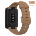 Pasek Silikonowy Mi Band 7 Pro / M7 Pro (3), BROWN / BRĄZOWY