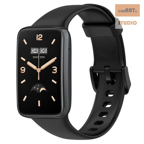 Pasek Silikonowy Mi Band 7 Pro / M7 Pro (4), BLACK / CZARNY Pasek Silikonowy Mi Band 7 Pro / M7 Pro (4), BLACK / CZARNY