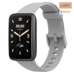 Pasek Silikonowy Mi Band 7 Pro / M7 Pro (5), GRAY / SZARY