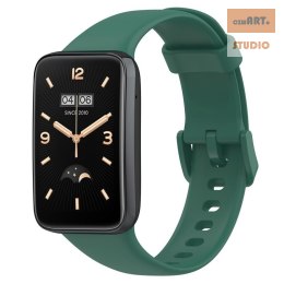 Pasek Silikonowy Mi Band 7 Pro / M7 Pro (6), GREEN / ZIELONY