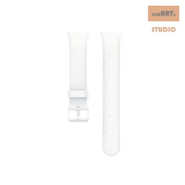 Pasek Silikonowy Mi Band 7 Pro / M7 Pro (7), WHITE / BIAŁY