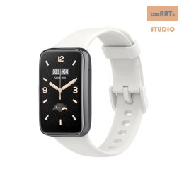 Pasek Silikonowy Mi Band 7 Pro / M7 Pro (7), WHITE / BIAŁY