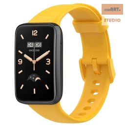 Pasek Silikonowy Mi Band 7 Pro / M7 Pro (9), YELLOW / ŻÓŁTY