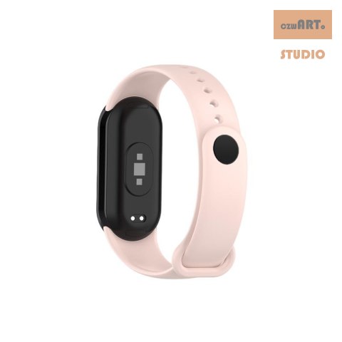 Pasek Silikonowy Mi Band 8 / M8 (1), LIGHT PINK / PUDROWY RÓŻ Pasek Silikonowy Mi Band 8 / M8 (1), LIGHT PINK / PUDROWY RÓŻ