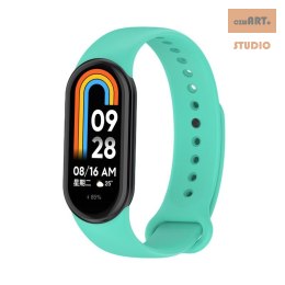 Pasek Silikonowy Mi Band 8 / M8 (10), MINT / MIĘTOWY