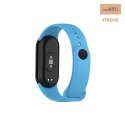 Pasek Silikonowy Mi Band 8 / M8 (11), BLUE / NIEBIESKi
