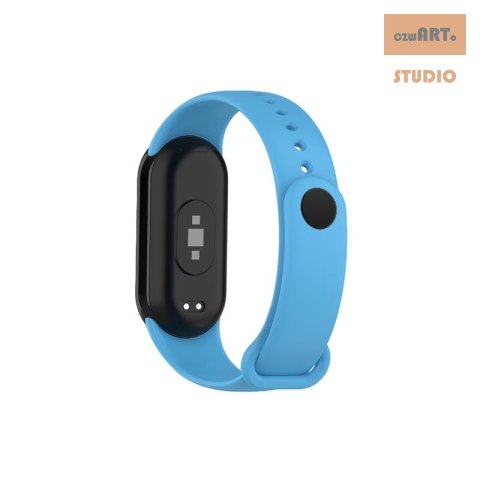 Pasek Silikonowy Mi Band 8 / M8 (11), BLUE / NIEBIESKi Pasek Silikonowy Mi Band 8 / M8 (11), BLUE / NIEBIESKi