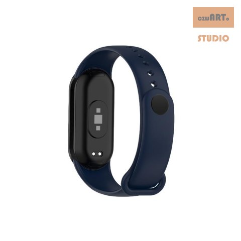 Pasek Silikonowy Mi Band 8 / M8 (12), NAVY / GRANATOWY Pasek Silikonowy Mi Band 8 / M8 (12), NAVY / GRANATOWY