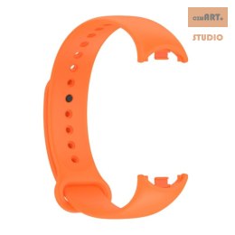 Pasek Silikonowy Mi Band 8 / M8 (3), ORANGE / POMARAŃCZOWY