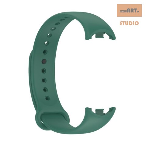 Pasek Silikonowy Mi Band 8 / M8 (8), GREEN / ZIELONY