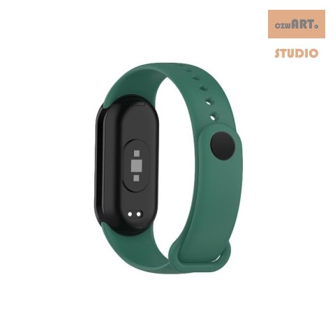 Pasek Silikonowy Mi Band 8 / M8 (8), GREEN / ZIELONY Pasek Silikonowy Mi Band 8 / M8 (8), GREEN / ZIELONY