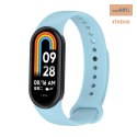 Pasek Silikonowy Mi Band 8 / M8 (9), LIGHT BLUE / BŁĘKITNY