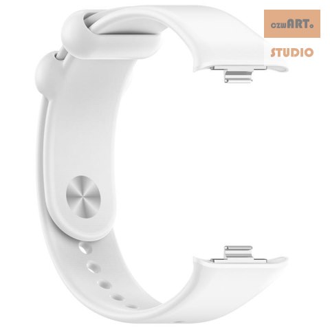 Pasek Silikonowy Mi Band 8 Pro / M8 Pro (12), WHITE / BIAŁY Pasek Silikonowy Mi Band 8 Pro / M8 Pro (12), WHITE / BIAŁY