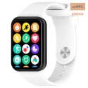 Pasek Silikonowy Mi Band 8 Pro / M8 Pro (12), WHITE / BIAŁY