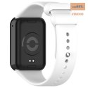 Pasek Silikonowy Mi Band 8 Pro / M8 Pro (12), WHITE / BIAŁY