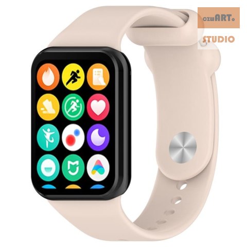 Pasek Silikonowy Mi Band 8 Pro / M8 Pro (2), LIGHT PINK / PUDROWY RÓŻ Pasek Silikonowy Mi Band 8 Pro / M8 Pro (2), LIGHT PINK / PUDROWY RÓŻ