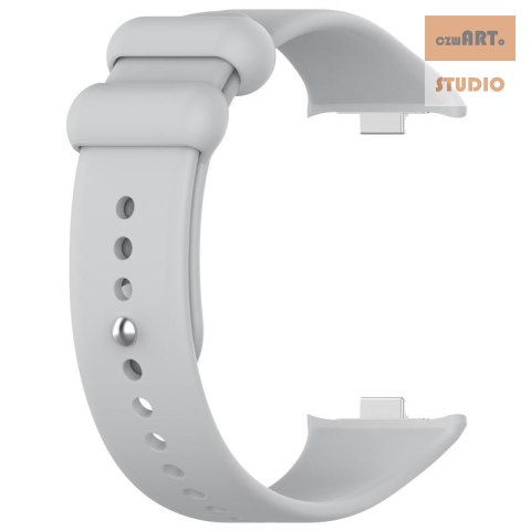 Pasek Silikonowy Mi Band 8 Pro / M8 Pro (3), GRAY / SZARY