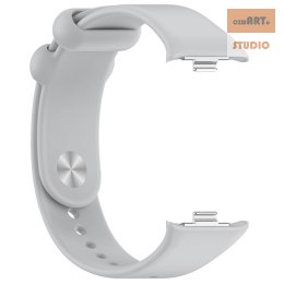 Pasek Silikonowy Mi Band 8 Pro / M8 Pro (3), GRAY / SZARY