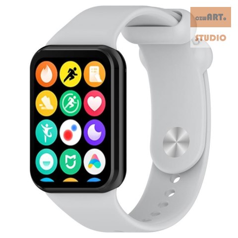 Pasek Silikonowy Mi Band 8 Pro / M8 Pro (3), GRAY / SZARY Pasek Silikonowy Mi Band 8 Pro / M8 Pro (3), GRAY / SZARY