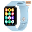 Pasek Silikonowy Mi Band 8 Pro / M8 Pro (4), LIGHT BLUE / BŁĘKITNY