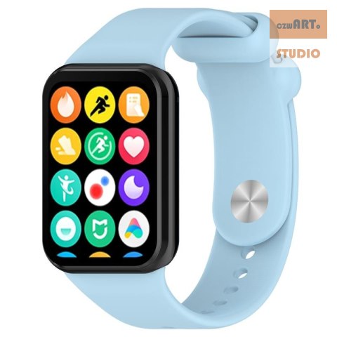 Pasek Silikonowy Mi Band 8 Pro / M8 Pro (4), LIGHT BLUE / BŁĘKITNY Pasek Silikonowy Mi Band 8 Pro / M8 Pro (4), LIGHT BLUE / BŁĘKITNY