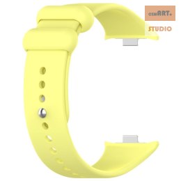 Pasek Silikonowy Mi Band 8 Pro / M8 Pro (6), YELLOW / ŻÓŁTY
