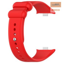 Pasek Silikonowy Mi Band 8 Pro / M8 Pro (7), RED / CZERWONY