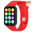 Pasek Silikonowy Mi Band 8 Pro / M8 Pro (7), RED / CZERWONY