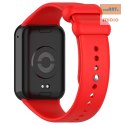 Pasek Silikonowy Mi Band 8 Pro / M8 Pro (7), RED / CZERWONY